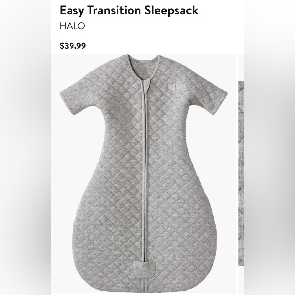Halo Sleep Sack Baby medium 6-9m Easy Transition